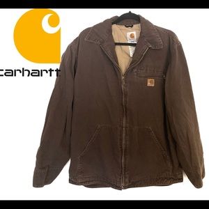 Men’s Medium Regular Carhartt Jacket Brown